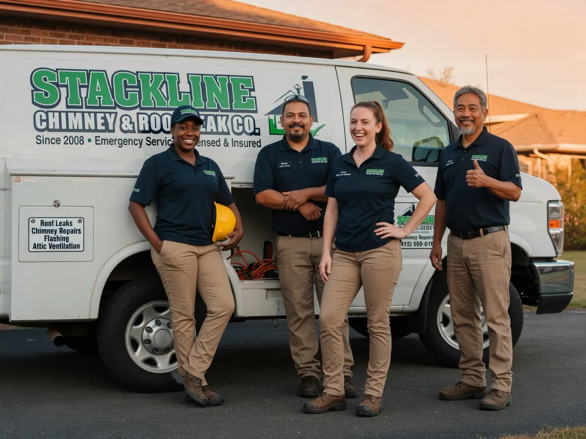 Chimney flashing repair company in Knightdale, NC